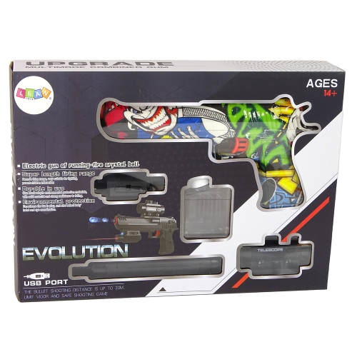 Pistolet laserowy Graffiti Evolution na kulki żelowe 14747